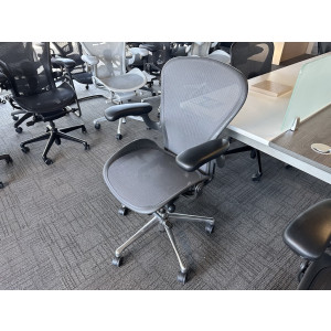 Remastered Pre-Owned Herman Miller Aeron (Graphite Color)  -  Product Picture 1