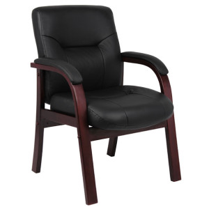 Boss B8909 Wood Trim Guest Chair -  Product Picture 1