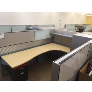 Refurb Blend Pre Owned Herman Miller Ethospace Cubicle Station -  Product Picture 3