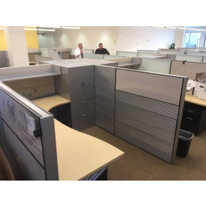 Refurb Blend Pre Owned Herman Miller Ethospace Cubicle Station -  Product Picture 4
