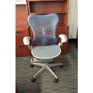 Herman Miller Mirra Blue Grey Chair  -  Product Picture 5
