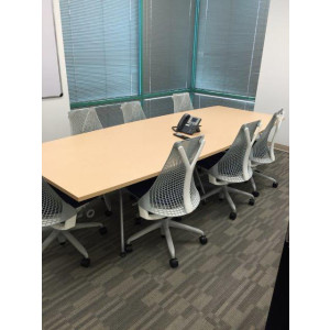 Birch Rectangular Conference Table (8') -  Product Picture 3