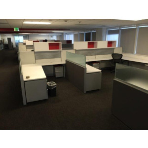 Knoll Dividends Modern Cubicle Unit (6' x 8') (6' x 6') - Product Picture 1