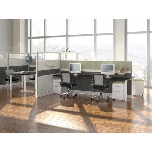Novo Cubicle Workstation (Multiple Sizes Available) -  Product Picture 1