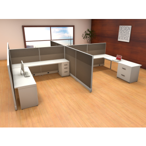 Novo Cubicle Workstation (Multiple Sizes Available) -  Product Picture 6
