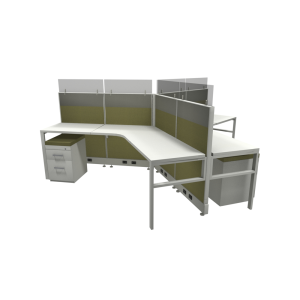 Novo Cubicle Workstation (Multiple Sizes Available) -  Product Picture 7
