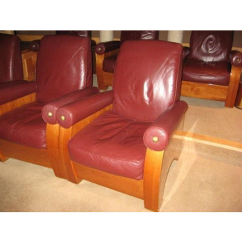 MGM Leather Movie Style Lounge Chair