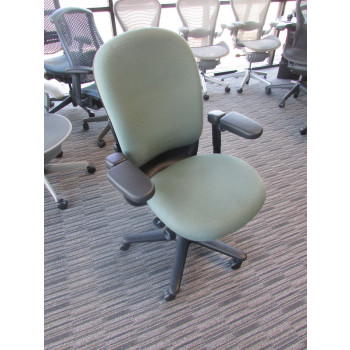 Steelcase Green High Back Fabric Task Chair