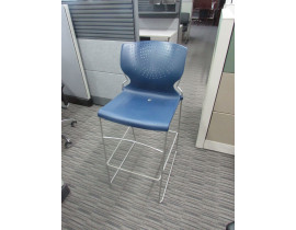 Blue Diva Lunch Room Stool