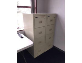 Fire King 4 Drawer Vertical File