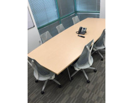 Birch Rectangular Conference Table (8')