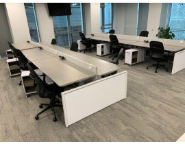 Steelcase Electric Height Adjustable Benching Stations (72