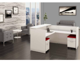 PCFD Classic Laminate Reception Desk