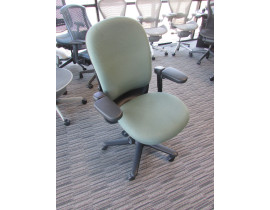 Steelcase Green High Back Fabric Task Chair