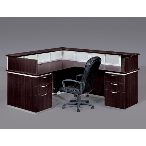 DMI Executive Pimlico Reception Desk w/ Modesty Panel & Return