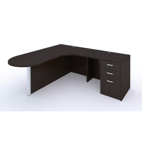 Cherryman Amber Bullet Shape Laminate Desks