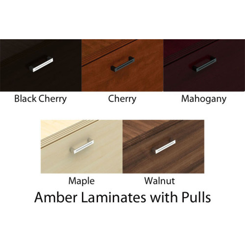 Cherryman Amber Bullet Shape Laminate Desks