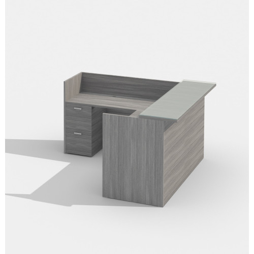 Cherryman Amber Reception Laminate Desk