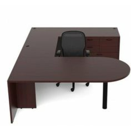 Cherryman Amber Bullet Shape Laminate Desks
