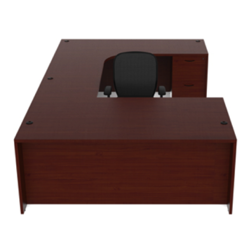The Perfect Cherryman Amber U Shape Laminate Desk