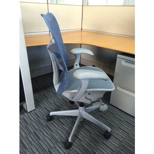 Herman Miller Mirra Blue Grey Chair 