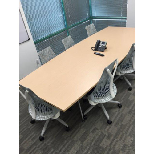 Birch Rectangular Conference Table (8')