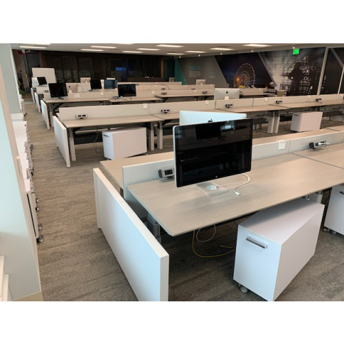 Steelcase Electric Height Adjustable Benching Stations (72