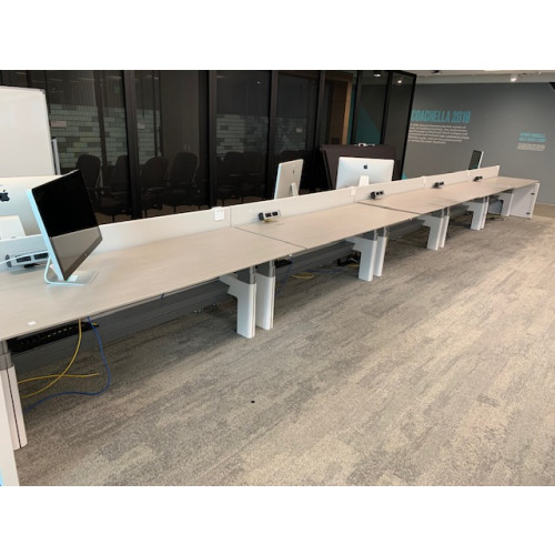 Steelcase Electric Height Adjustable Benching Stations (72