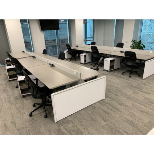 Steelcase Electric Height Adjustable Benching Stations (72