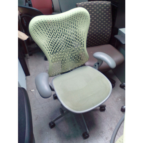 Herman Miller Mirra Citron Green Chair