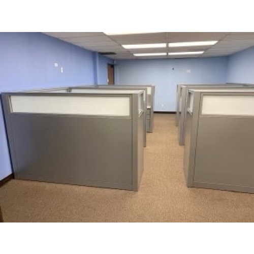 Pre Owned Steelcase Answers Cubicle Metallic 